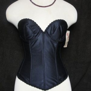 VTG 80s Empire Intimates Bustier-Steampunk, Bridal